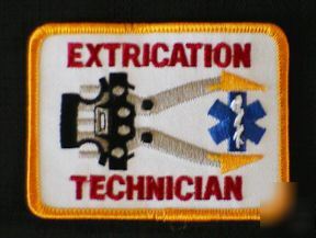 Patch extrication technician fire department ems rescue