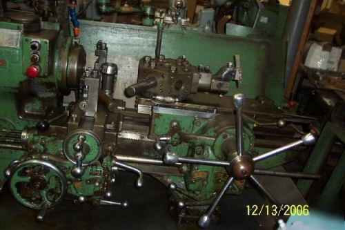 W & s no. 3 turret lathe mega tooling landis die head