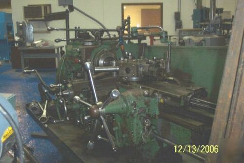 W & s no. 3 turret lathe mega tooling landis die head