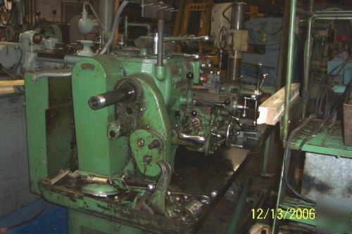 W & s no. 3 turret lathe mega tooling landis die head