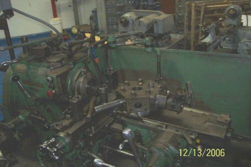 W & s no. 3 turret lathe mega tooling landis die head