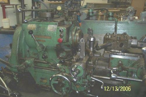 W & s no. 3 turret lathe mega tooling landis die head