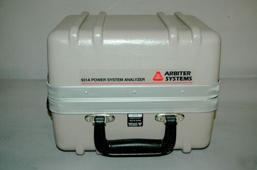 Arbiter systems 931A power system analyzer 