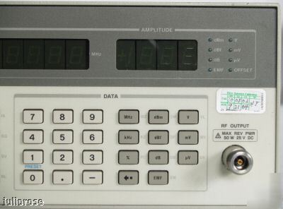 Hp/agilent 8657D pi/4 dqpsk signal generator 1030MHZ