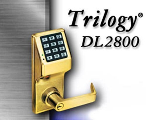 New trilogy DL2800 digital pushbutton lock audit trail
