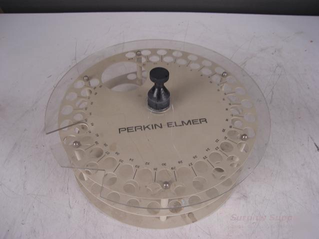 Perkin-elmer gas chromatograph sample wheel