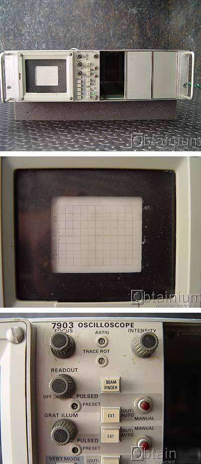 Tektronix 7903 500MHZ rackmount oscilloscope parts unit