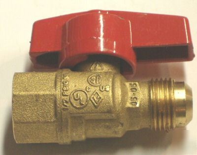 #VA35 - brass gas ball valve 1/2