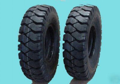 New 2 6.50-10 forklift tires tubes & flaps 