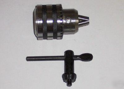 New - heavy duty drill chuck with key 3/64 - 1/2 JT6