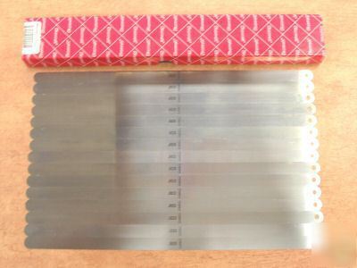 New starrett 667-2 1/2 thickness gage feeler stock 16