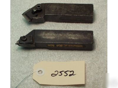 (2) kennametal toolholders, 1