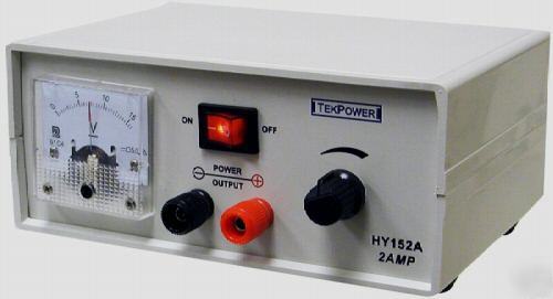 Compact dc power supply variable 1.5-15 volts @ 2 amps
