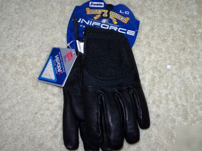 New franklin uniforce tactical gloves - size large