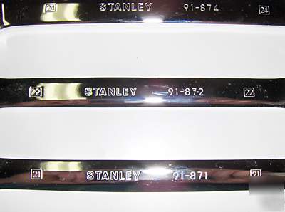 New stanley 14PC jumbo reverse gear wrenchs-metric&sae- 