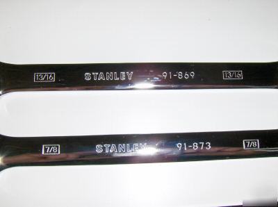 New stanley 14PC jumbo reverse gear wrenchs-metric&sae- 