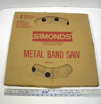 Simonds usa band saw blade carbon 1