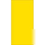 2X fold-ups sign in bright yellow, blank