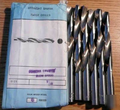 6PC jobber length 7/16 hss drill - yugoslavia