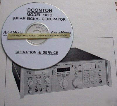 Boonton 102D instruction manual (ops & service)