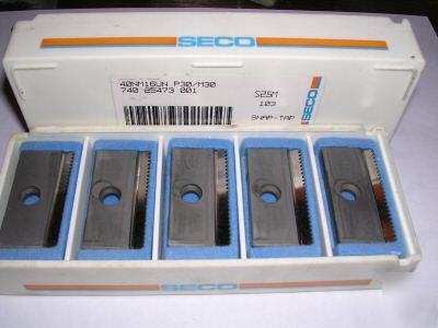 Carboloy/seco carbide thread milling inserts #40NM-16UN