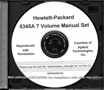 Hp 5345A op & service manual - y pay $12 4 earlier vsn?