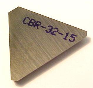 Lot of 9 valenite carbide inserts cbr 32 15 triangle