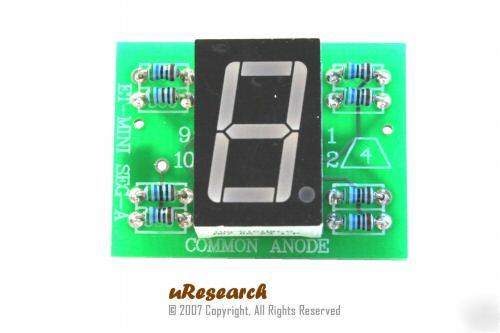 Mini-7SEG-ca (7-segment common anode) basic stamp, pic