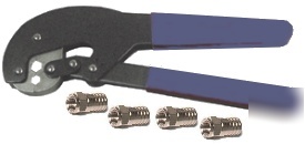 New crimping tool for coaxial hex connectors rg-59/6 - 
