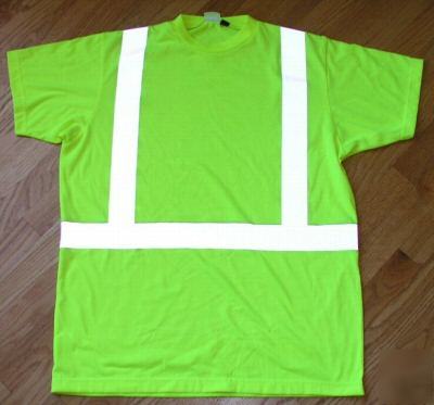 Reflective safety t-shirt 7 oz. ansi class 2 3M medium