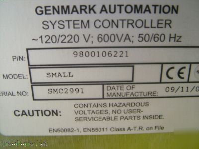 Genmark automation small robot controller 9800106221