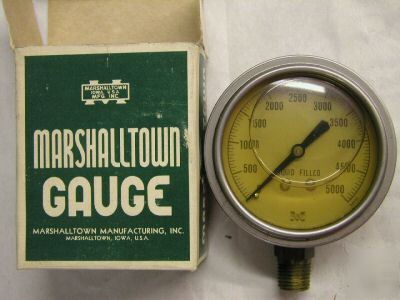 Marshalltown gauge 2 1/2 liquid filled pt 7
