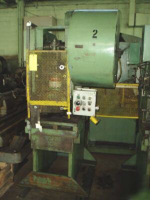 32 ton heim open back gap frame press #24551