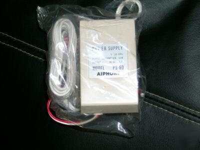 Aiphone ps-6D b/s power supply 6 v dc 220 vac 50/60 hz.