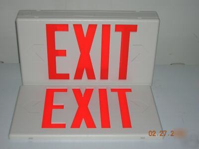 Exit sign lighted cooper - -