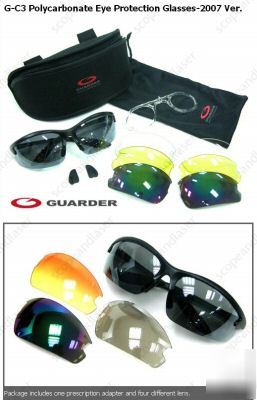 Guarder g-C3 polycarbonate eye protection glasses 07VER