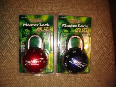 New 1 lot of 2 masterlock sphero locks ( )