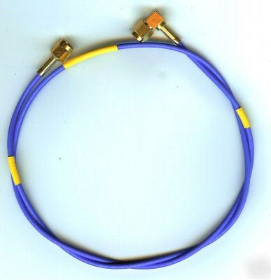 Spiral strip SS405 rf cable gold ra sma(m) - sma(m) 26