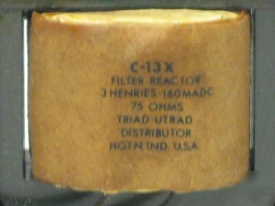 Triad filter reactor c-13X