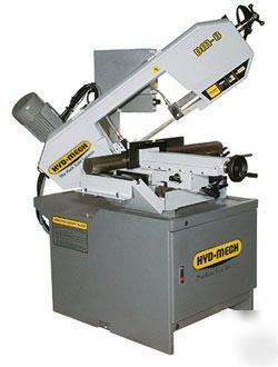 Hyd-mech dm-8 mitering head bandsaw for metal cutting