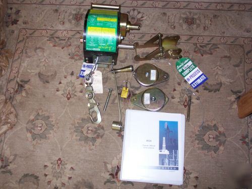 Msa lynx personnel/materials hoist 10016568 side mount