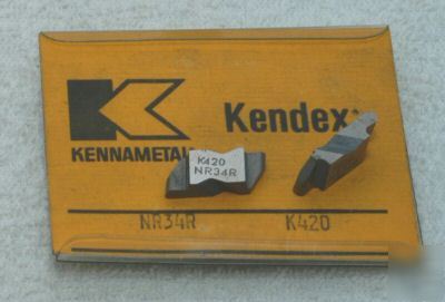 Kennametal 34R K420 top notch 3PC carbide ins