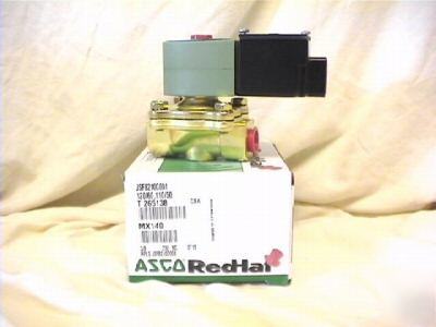 New asco red hat 3/8 2W n/c solenoid valve JS8210G001 