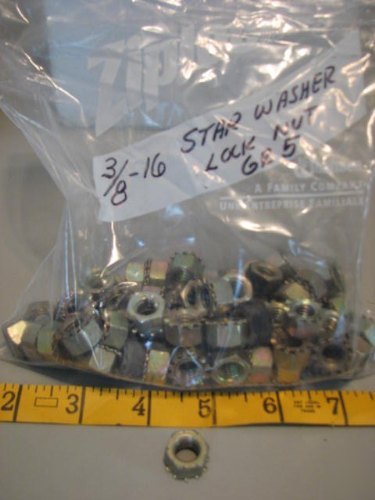 New grade 5 star washer lock nut 3/8-16 lot old stock