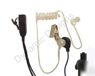 Swat secret service headset for ef johnson 5100 radio