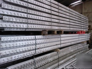 5 bays of apex pallet racking 3M high - 2.5M beams