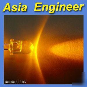 3MM ultra bright yellow led 10000 mcd free resistors