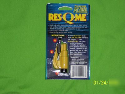 Resqme window punch/seat belt cutter