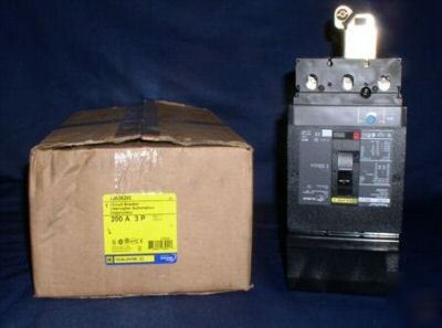 Sqd # JJA36200 3 pole / 600 volt / 200 amp circuit brk