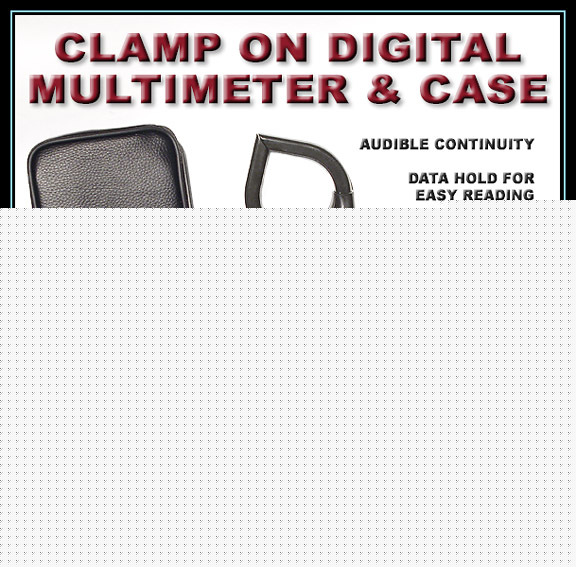 Clamp on digital multimeter amp ac dc tester test meter